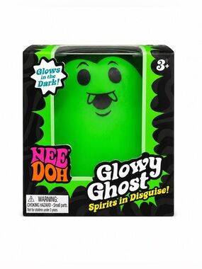 Schylling NeeDoh Glowy Ghost Toy NEW